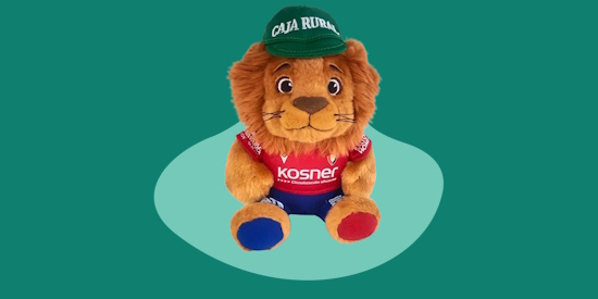 Peluche Osasunistas desde la cuna
