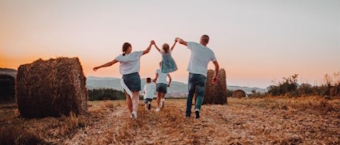 Familia al aire libre
