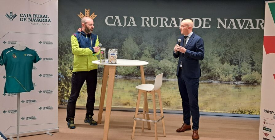 Javier Martinez en la presentacion del dia de la bicicleta
