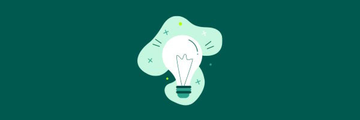 Accede a información ilustración bombilla