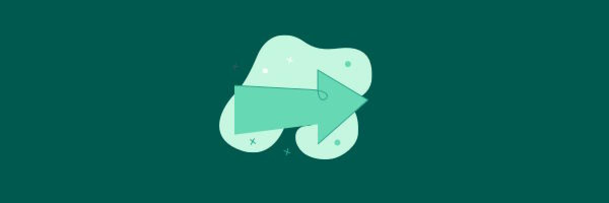 Toma decisiones ilustración flecha
